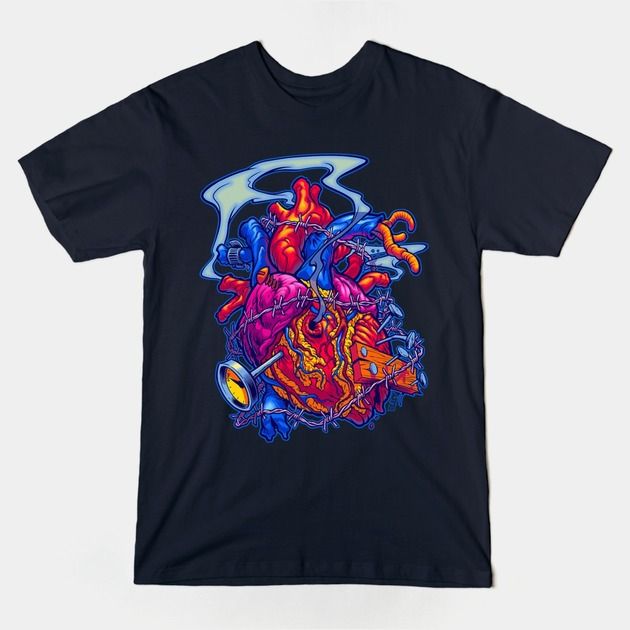 BUSTED HEART T-Shirt - The Shirt List