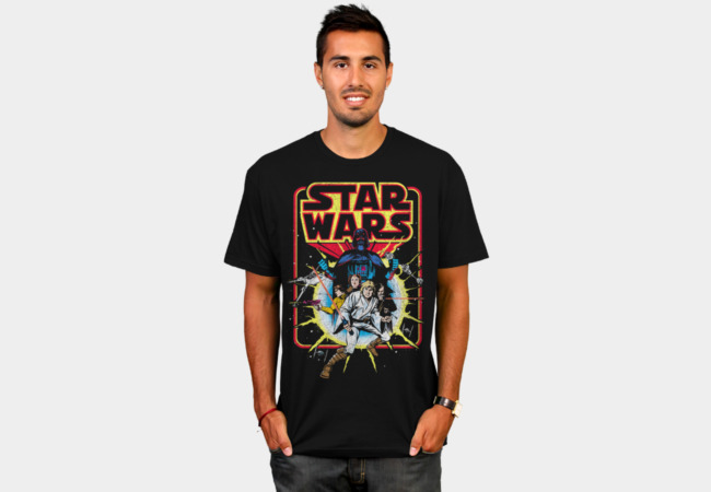 Retro Star Wars Comic Book T-Shirt - The Shirt List
