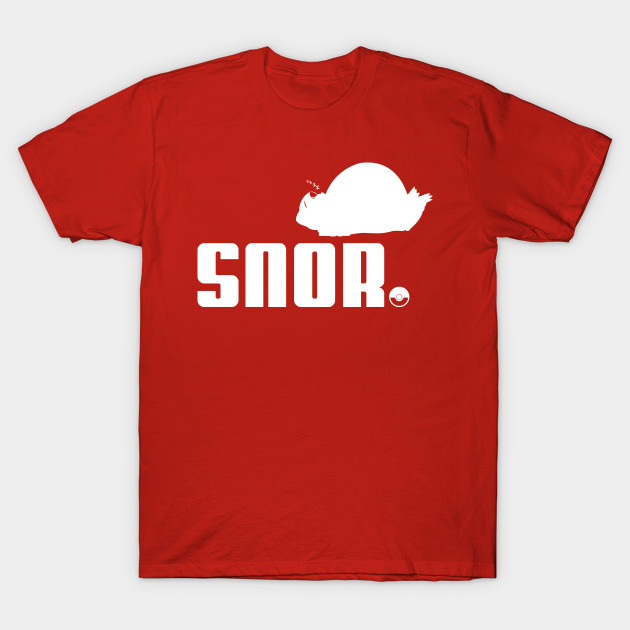 schroef verlangen leerling SNOR - Pokemon Snorlax T-Shirt by Inkone - The Shirt List