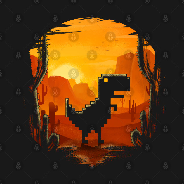 No Internet Dino (colored version)
