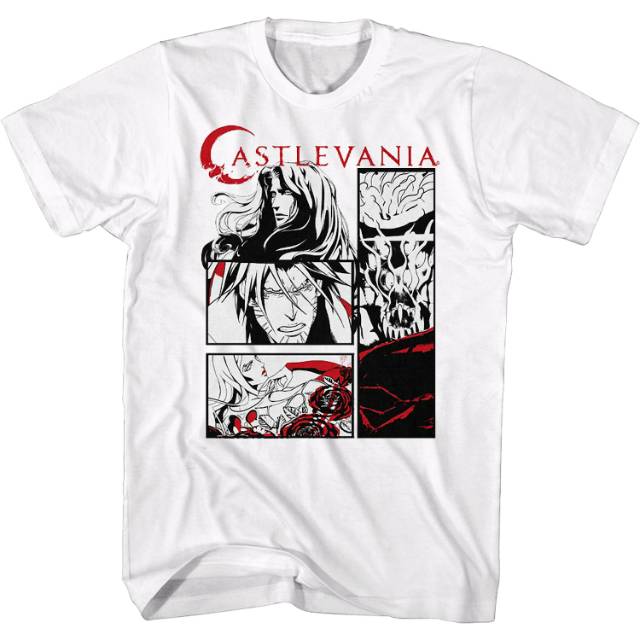Castlevania Comic Panels T-Shirt - The Shirt List